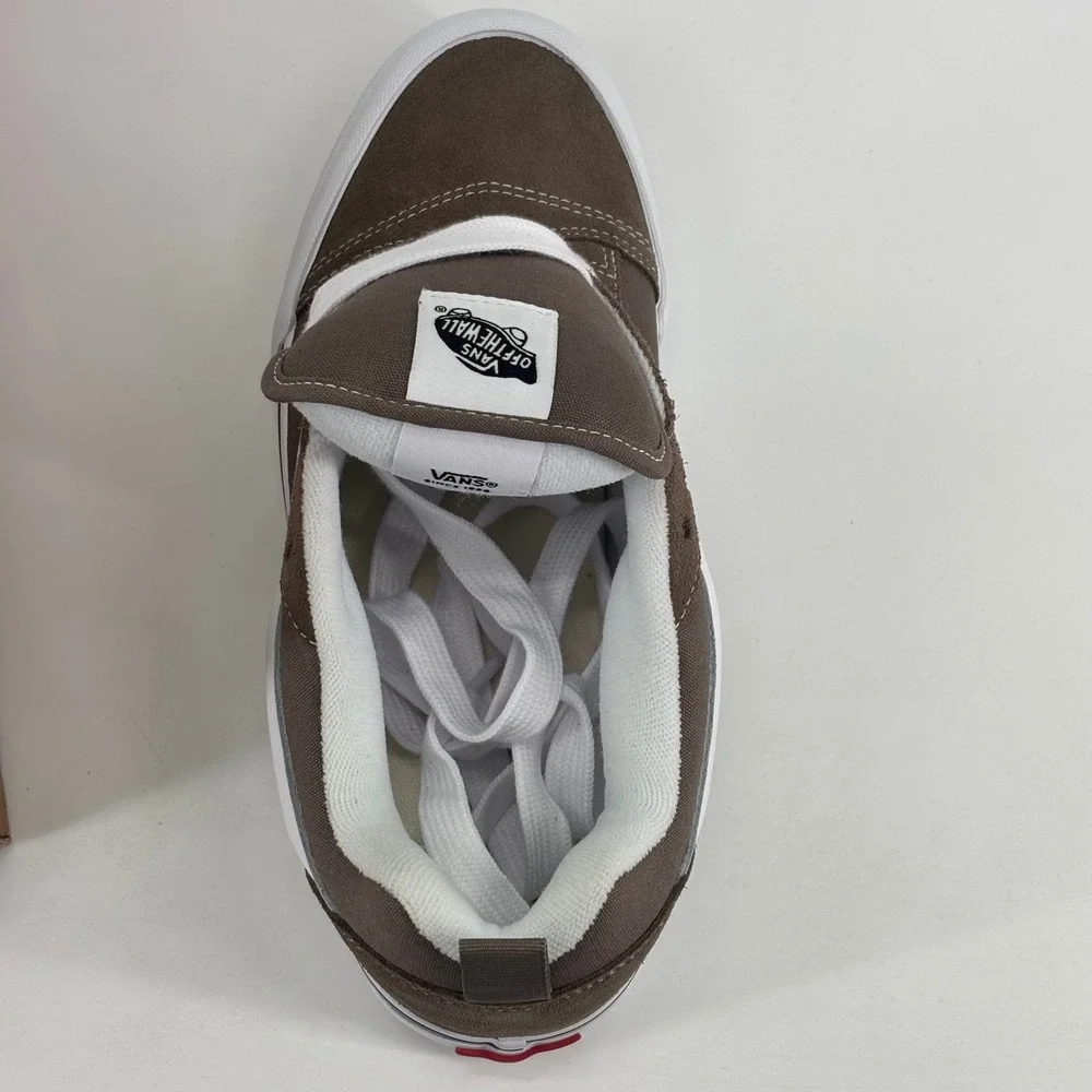 Vans Knu Skool Men 8.5 Women 10 Walnut Brown Puffy Skate VN000D221NU New